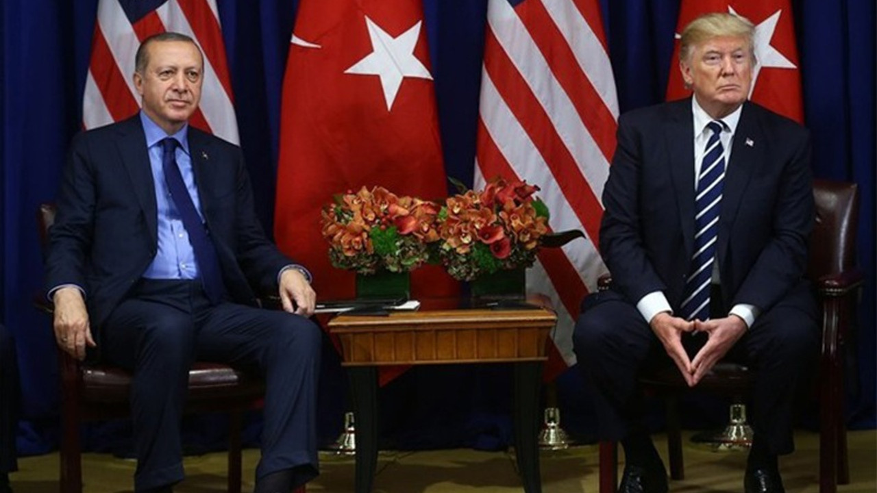 Erdoğan Trump'la görüştü