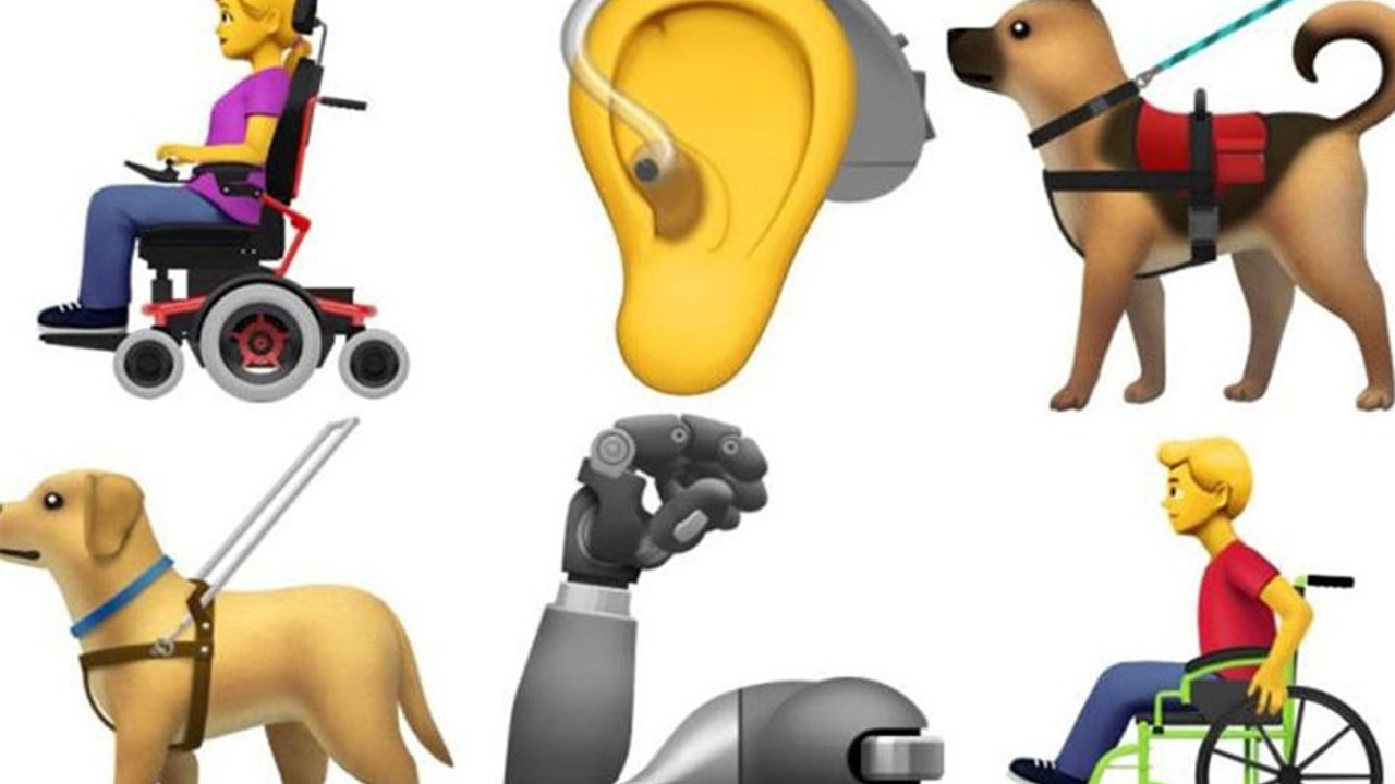 Apple'dan engelli bireyler için 13 yeni emoji