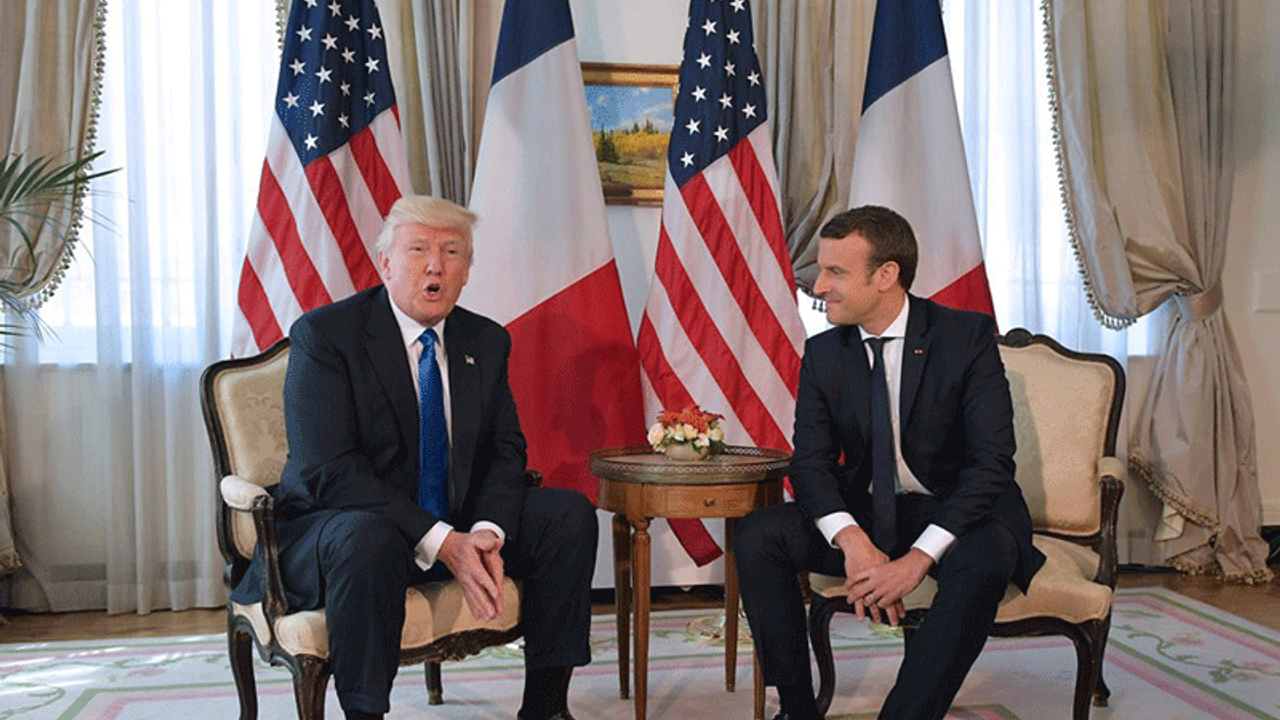 Trump-Macron görüşmesinde Türkiye mesajı