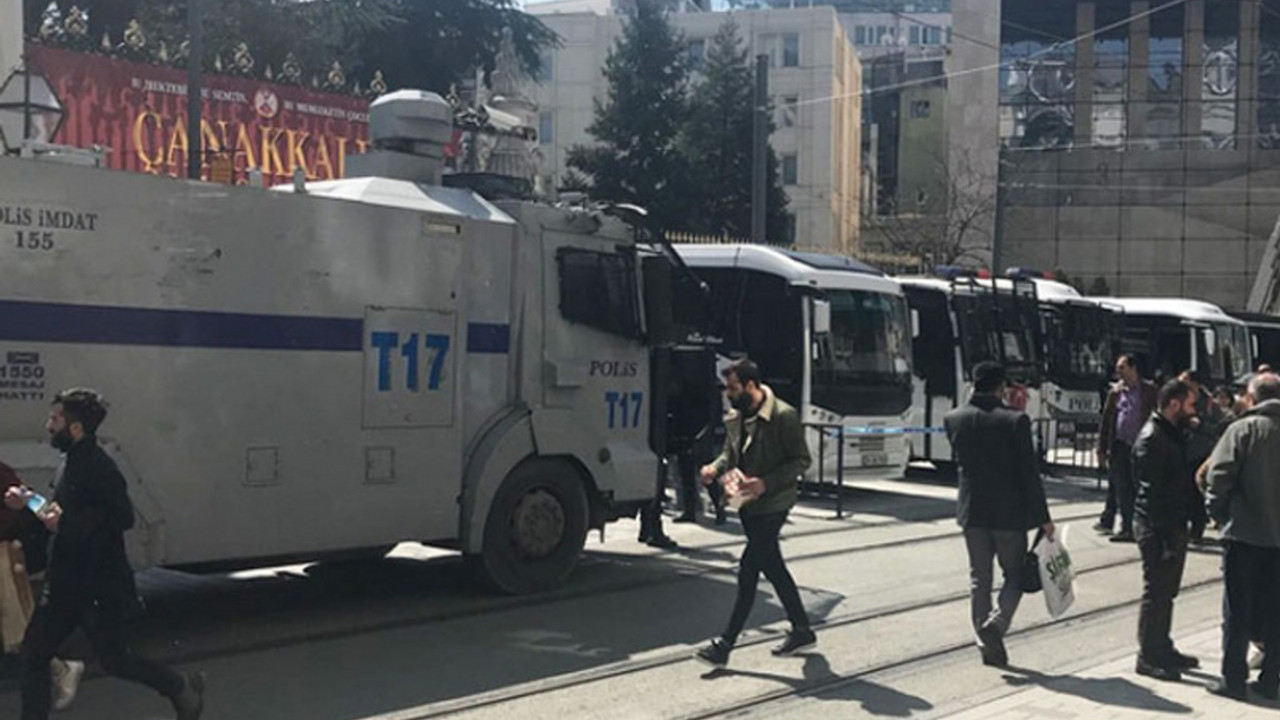 Taksim'de Kızıldere anmasına izin verilmedi