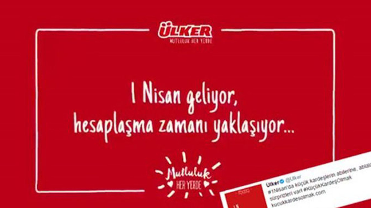 Ülker'in 1 Nisan reklamına soruşturma