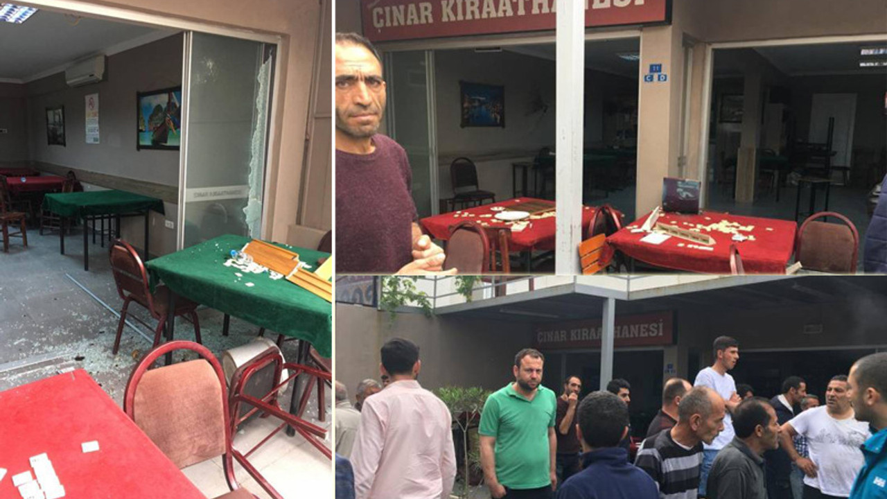 Taraftar grubu kahveye saldırdı: Yaralılar var