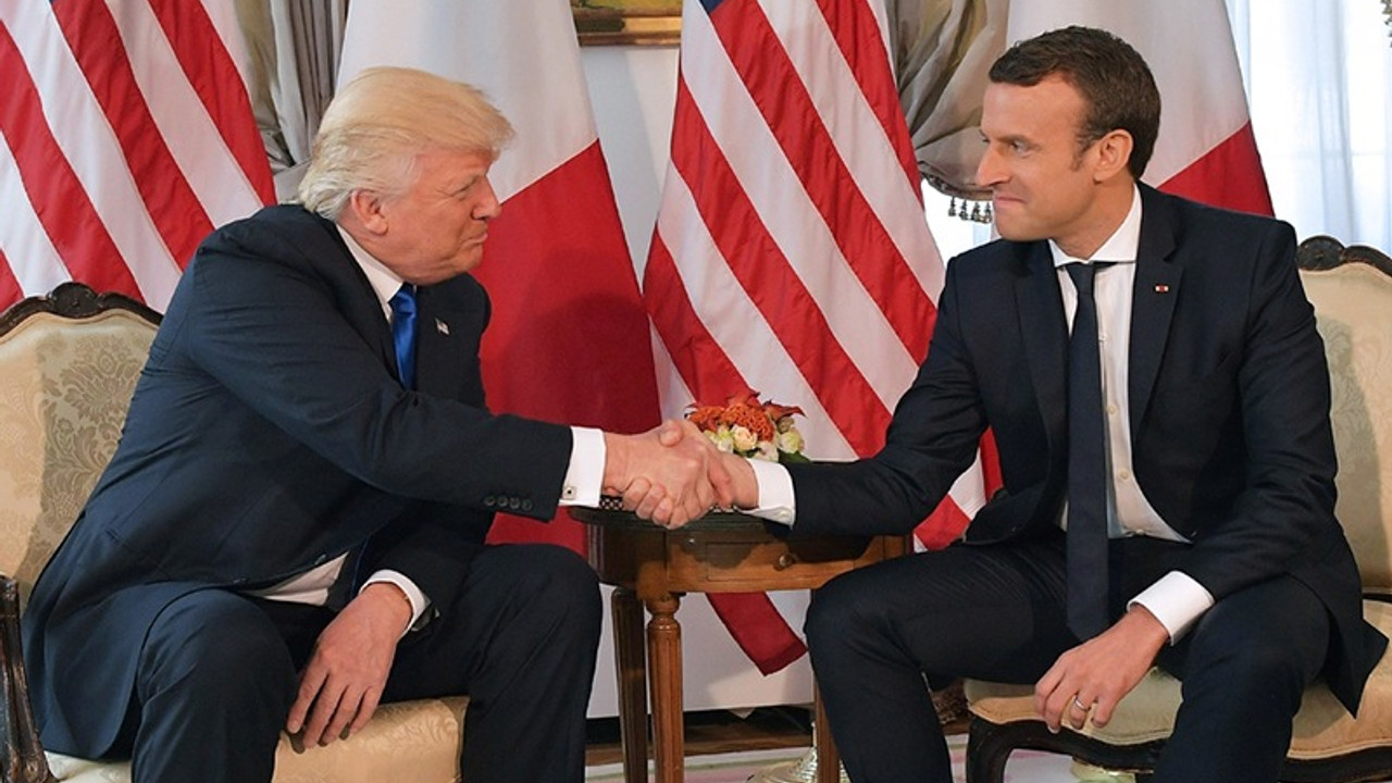 Trump ile Macron Suriye'yi görüştü