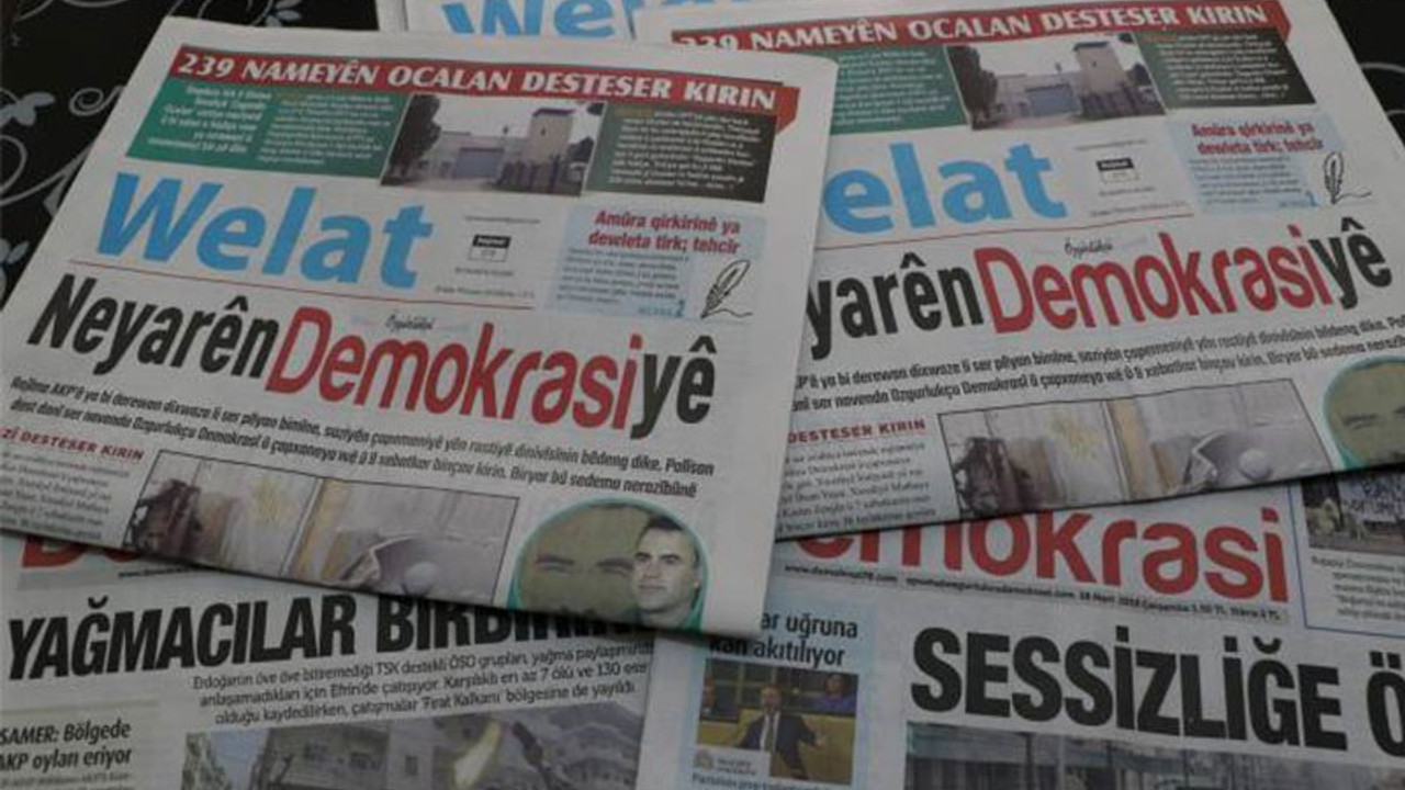 Basımı yapılamayan Welat Gazetesi'ne toplatma kararı