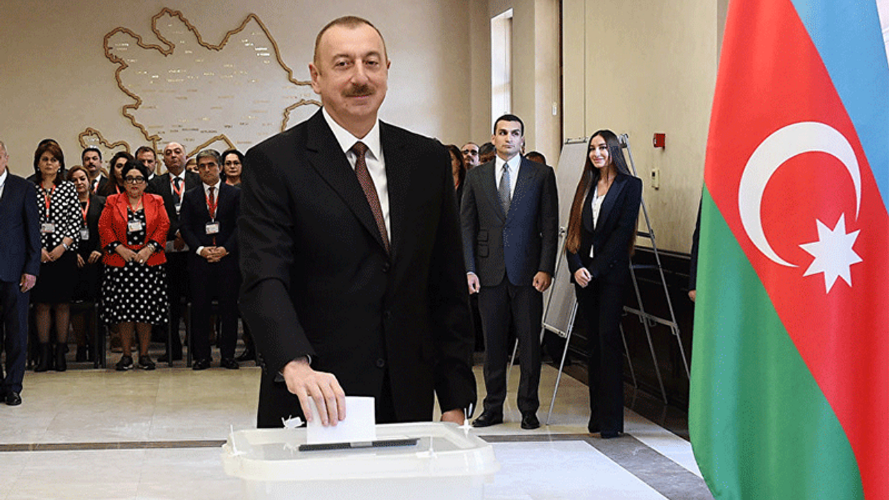 Aliyev dördüncü kez cumhurbaşkanı