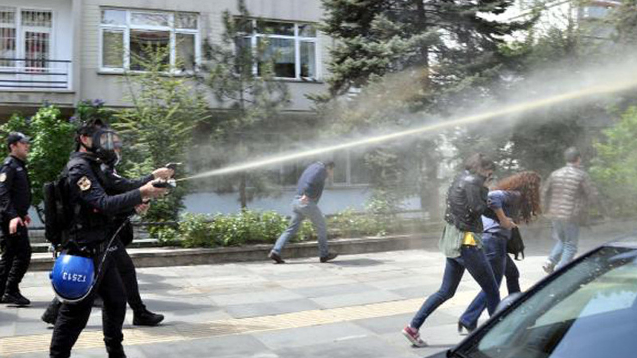 OHAL karşıtı eyleme gazlı müdahale