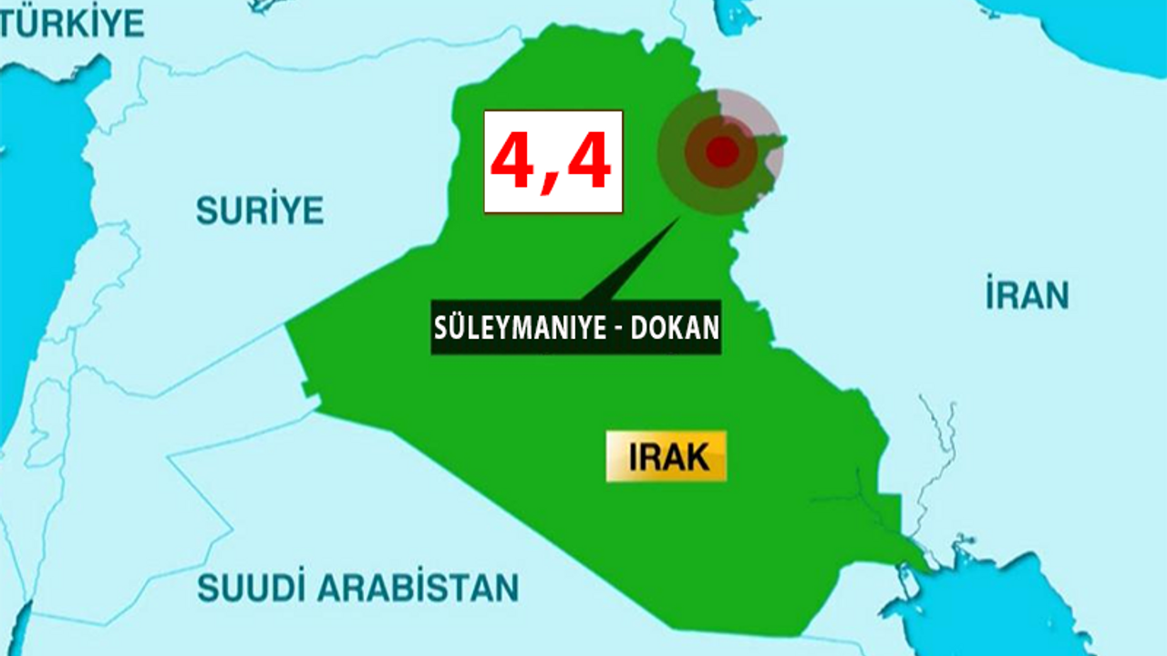 Irak Kürdistanı’nda deprem