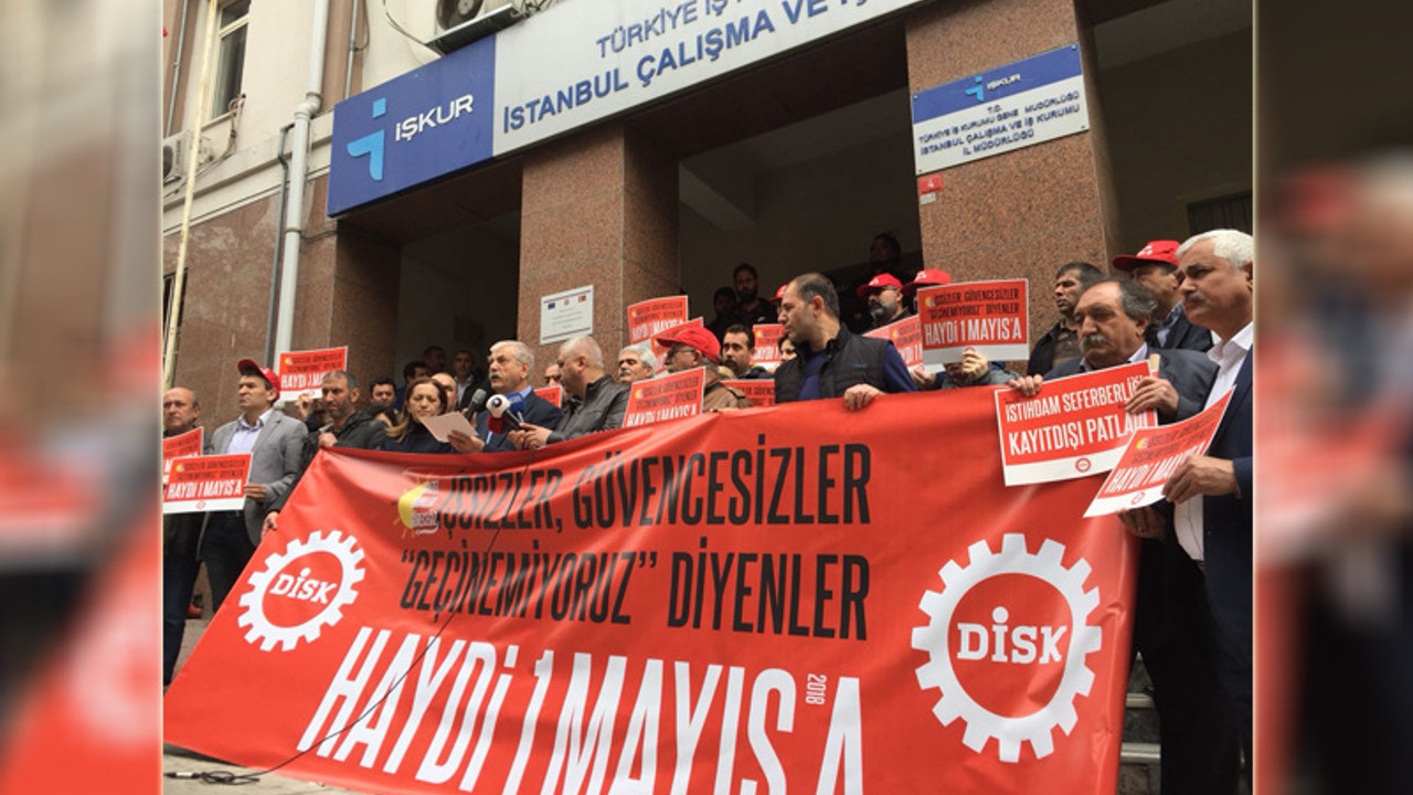 DİSK: Geniş tanımlı işsiz sayısı 6,2 milyon