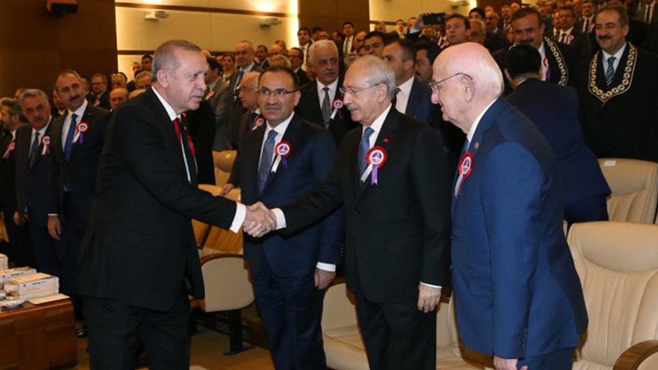 AYM töreninde Erdoğan ile Kılıçdaroğlu tokalaştı