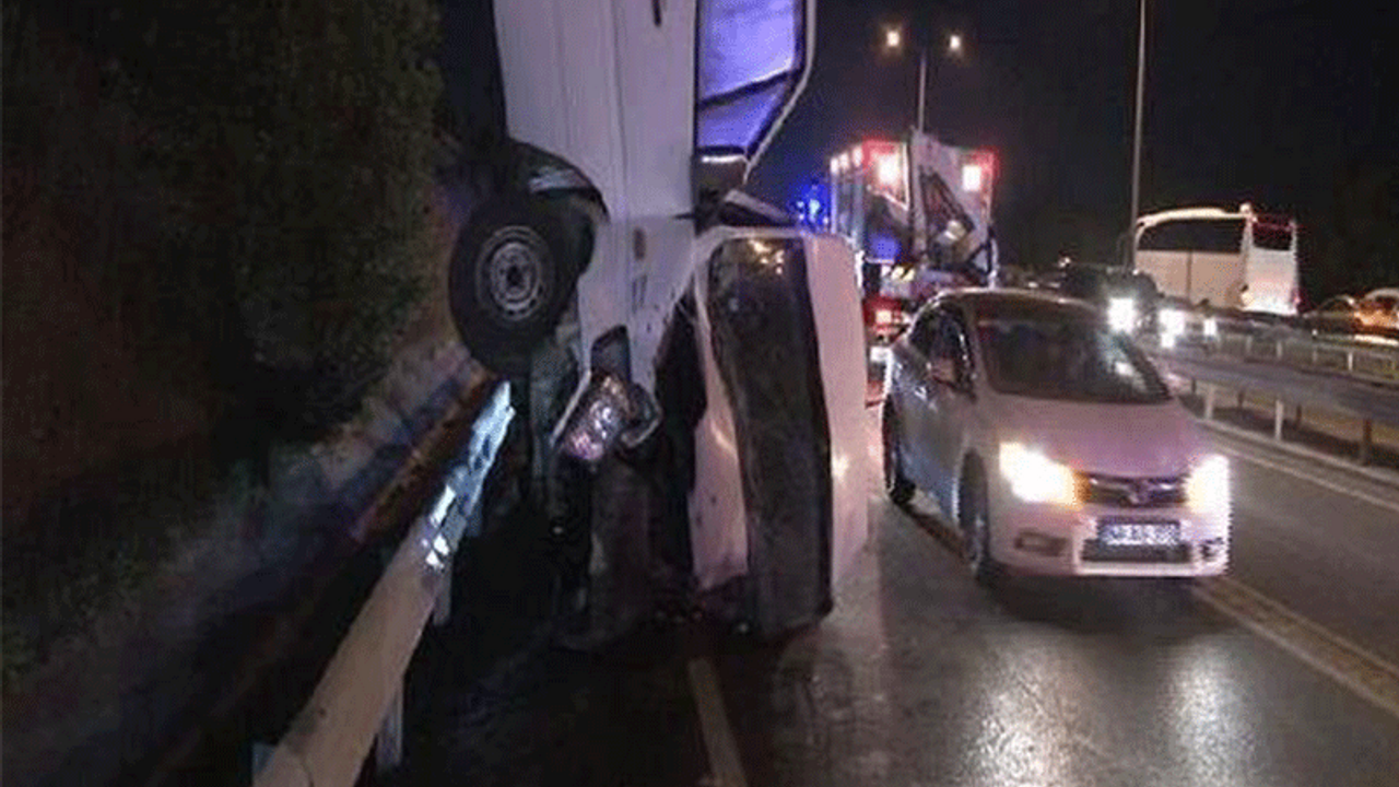 İstanbul'da kaza: 1 ölü, 1 yaralı