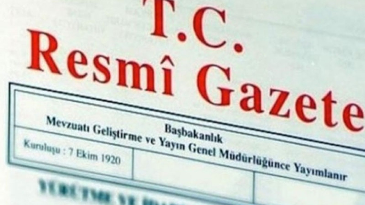 Resmi Gazete'de yayımlandı: İzinler durduruldu