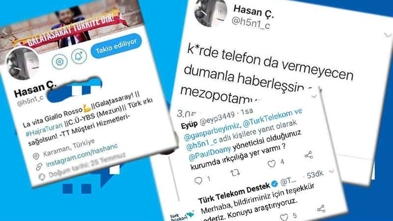 Türk Telekom çalışanından ırkçı paylaşım