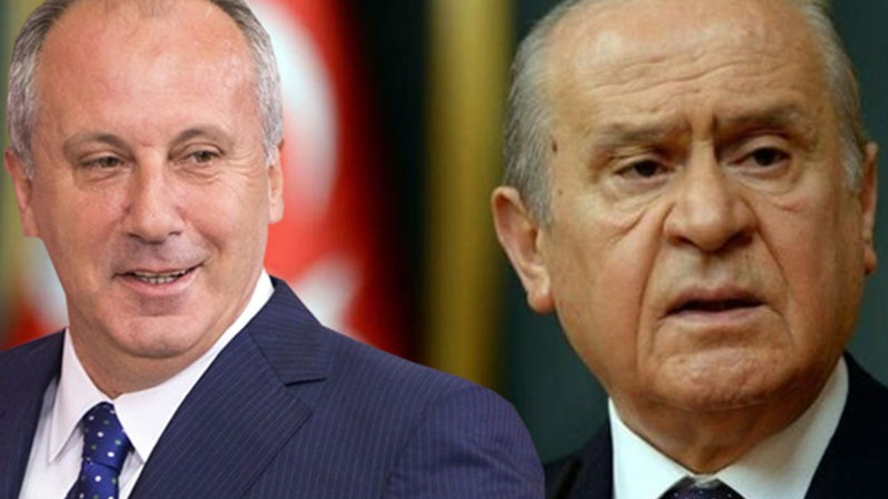 Muharrem İnce'den Bahçeli'ye 'ülkücü' yanıtı