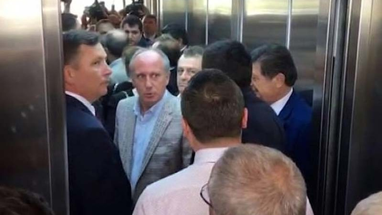 Muharrem İnce'yi kızdıran asansör krizi