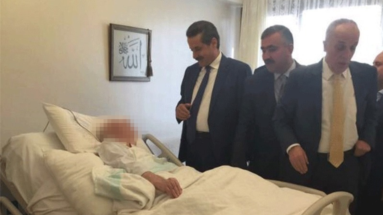 AKP'li Çelik ölüm anı fotoğrafı yayınladı