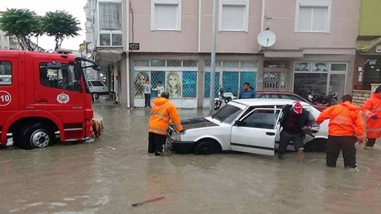 Karaman'da yağmur sonrası su baskını