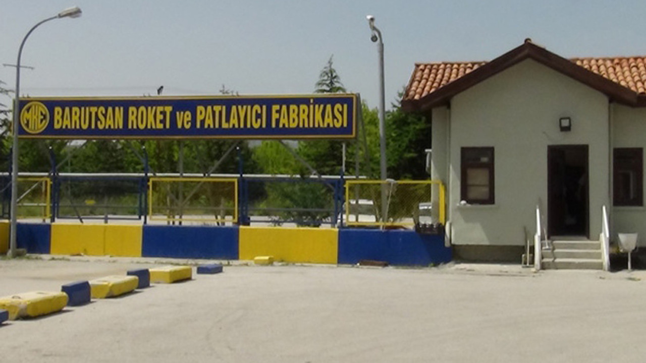 Barut fabrikasında patlama: 1 ölü 4 yaralı