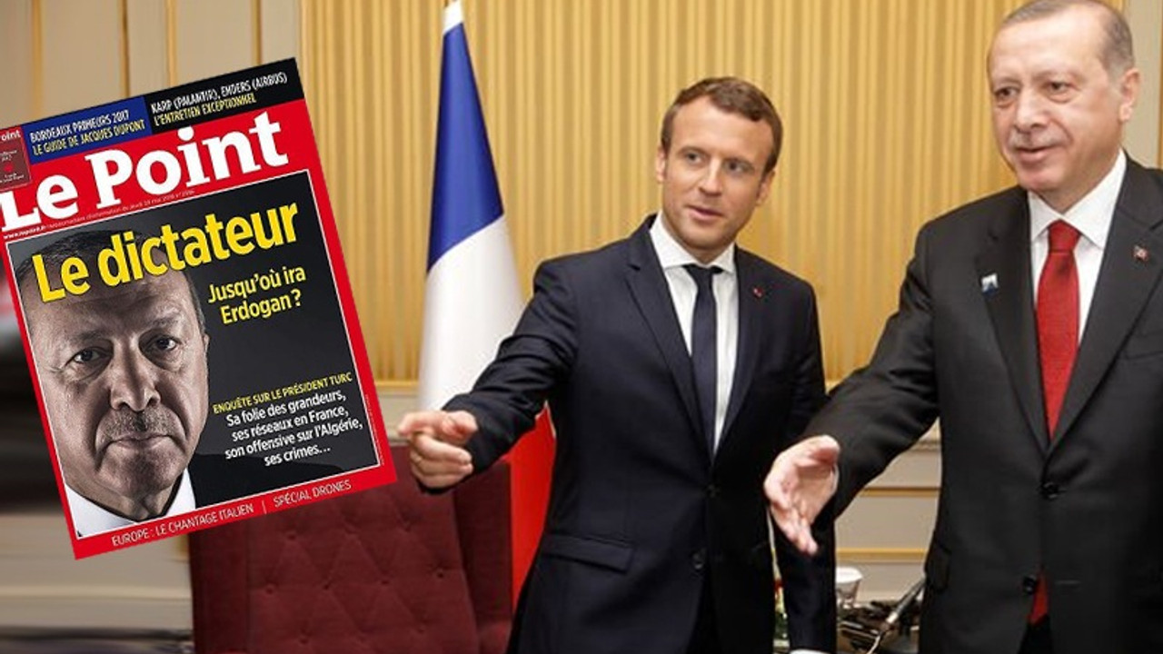 Le Point dergisinin 'Diktatör' kapağına Macron'dan destek