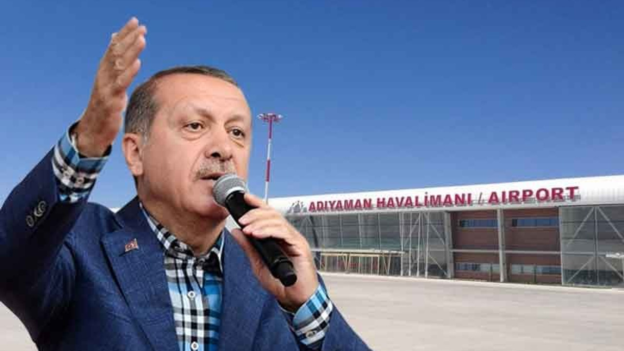 Erdoğan 1998'de açılan havalimanı için de 'Biz yaptık' dedi