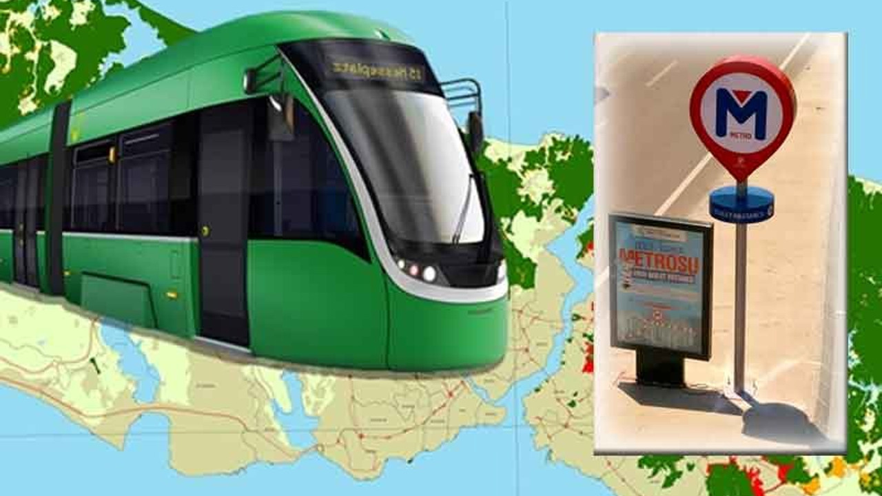 İhalesi bile yapılmayan metroya tabela