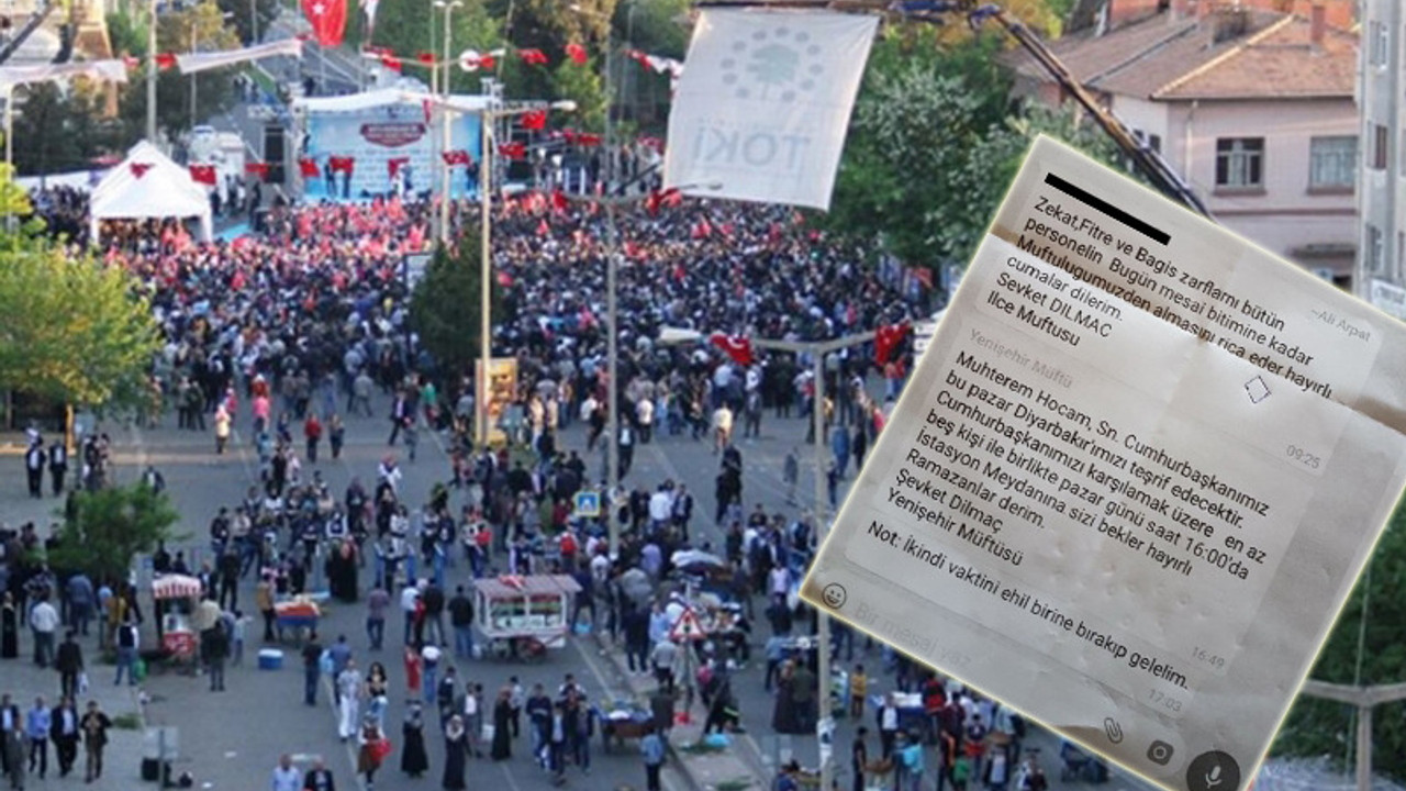 Müftüden AKP mitingi 'talimatı'