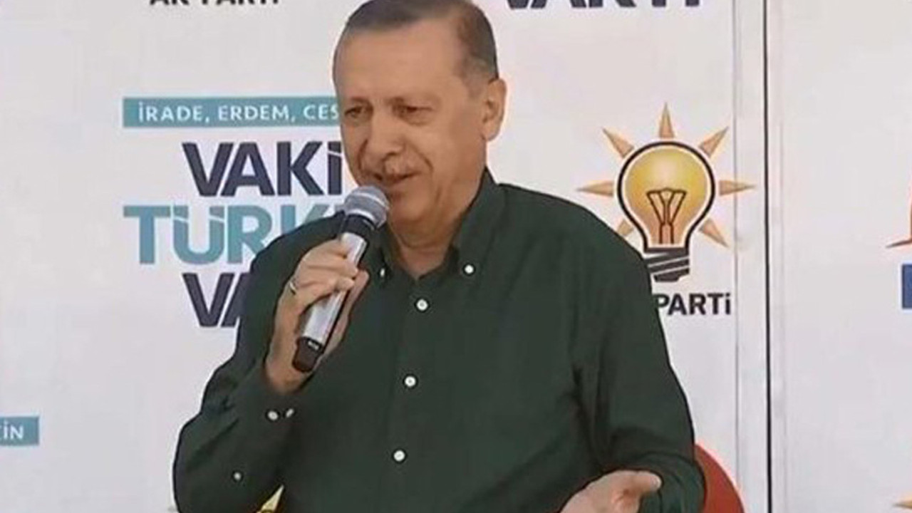 Erdoğan'ın Denizli mitinginde Ödemiş sloganı