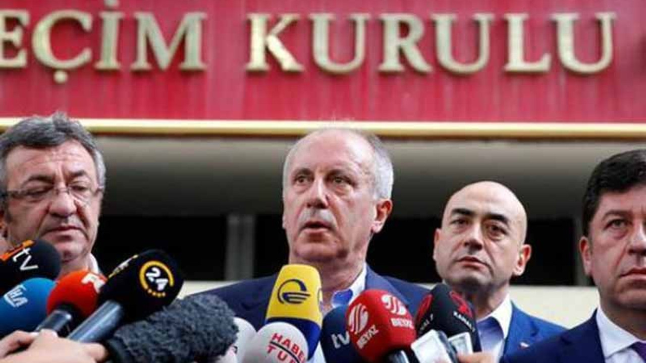 Muharrem İnce, Erdoğan'ı tebrik etti