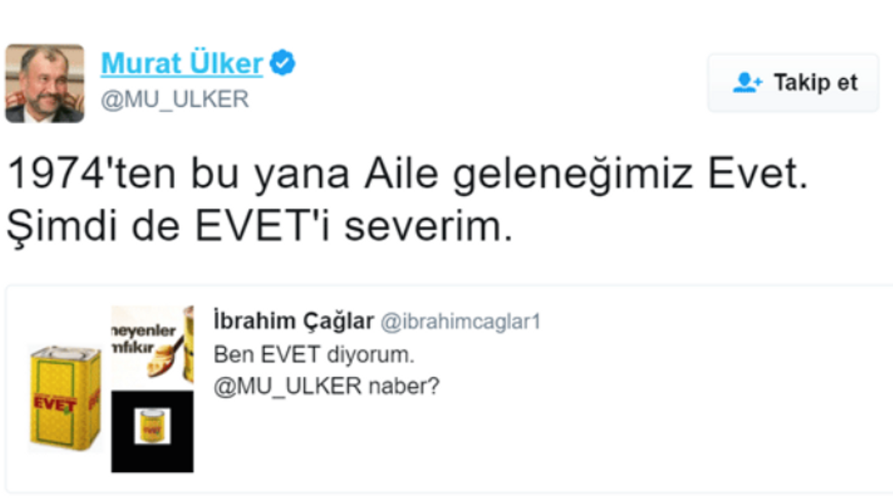 Ülker: 1974'ten beri geleneğimiz 'Evet'