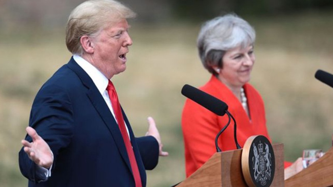 Trump: May'i eleştirmedim, mülakat 'yalan haber'