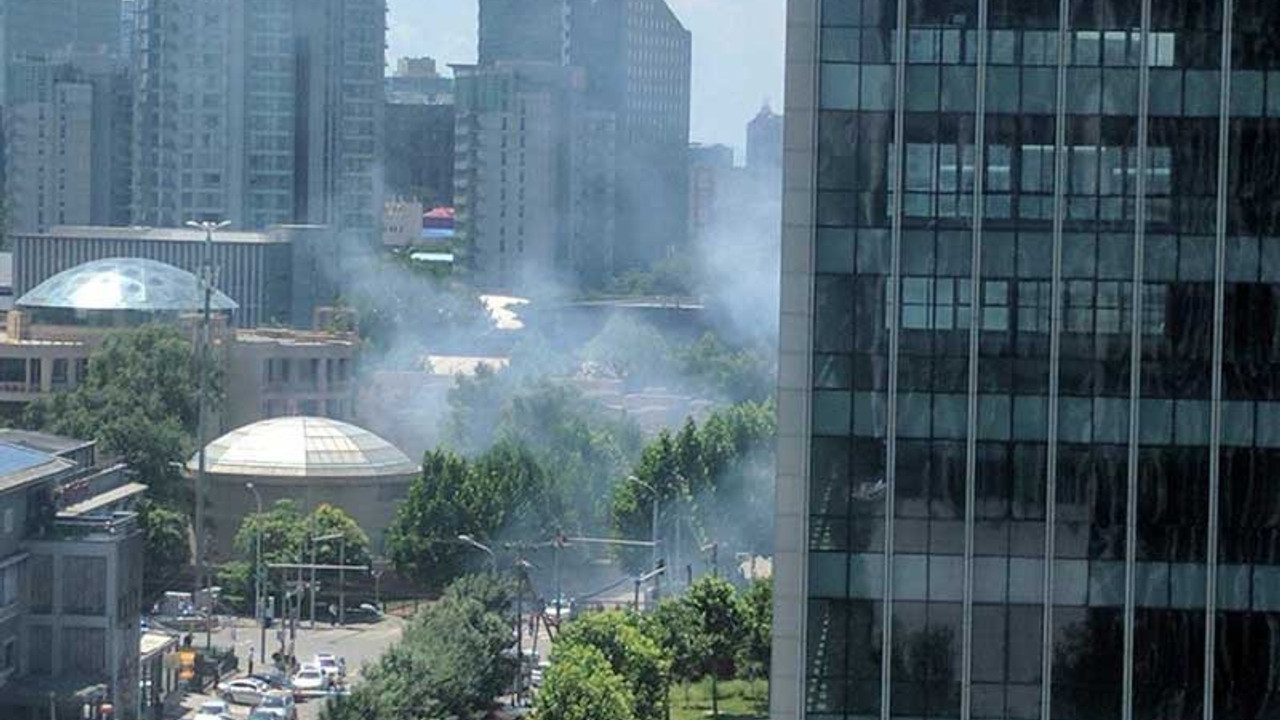 ABD'nin Pekin Büyükelçiliği'nde patlama