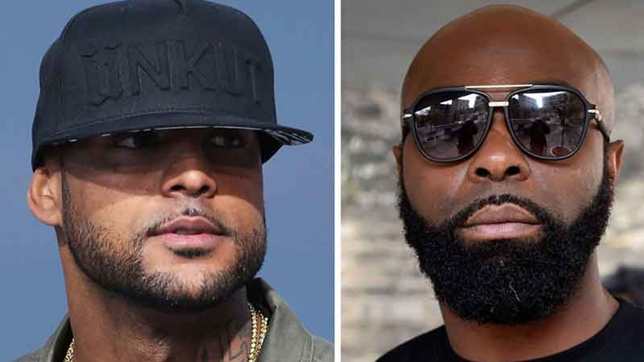 Rap'çiler havaalanında kavgaya tutuştu