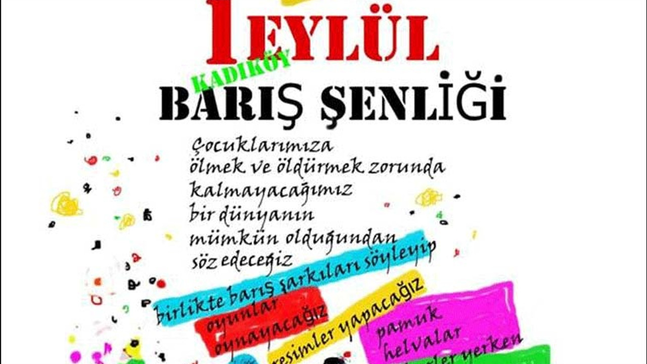 Kadıköy 1 Eylül Barış Şenliği'ne hazırlanıyor