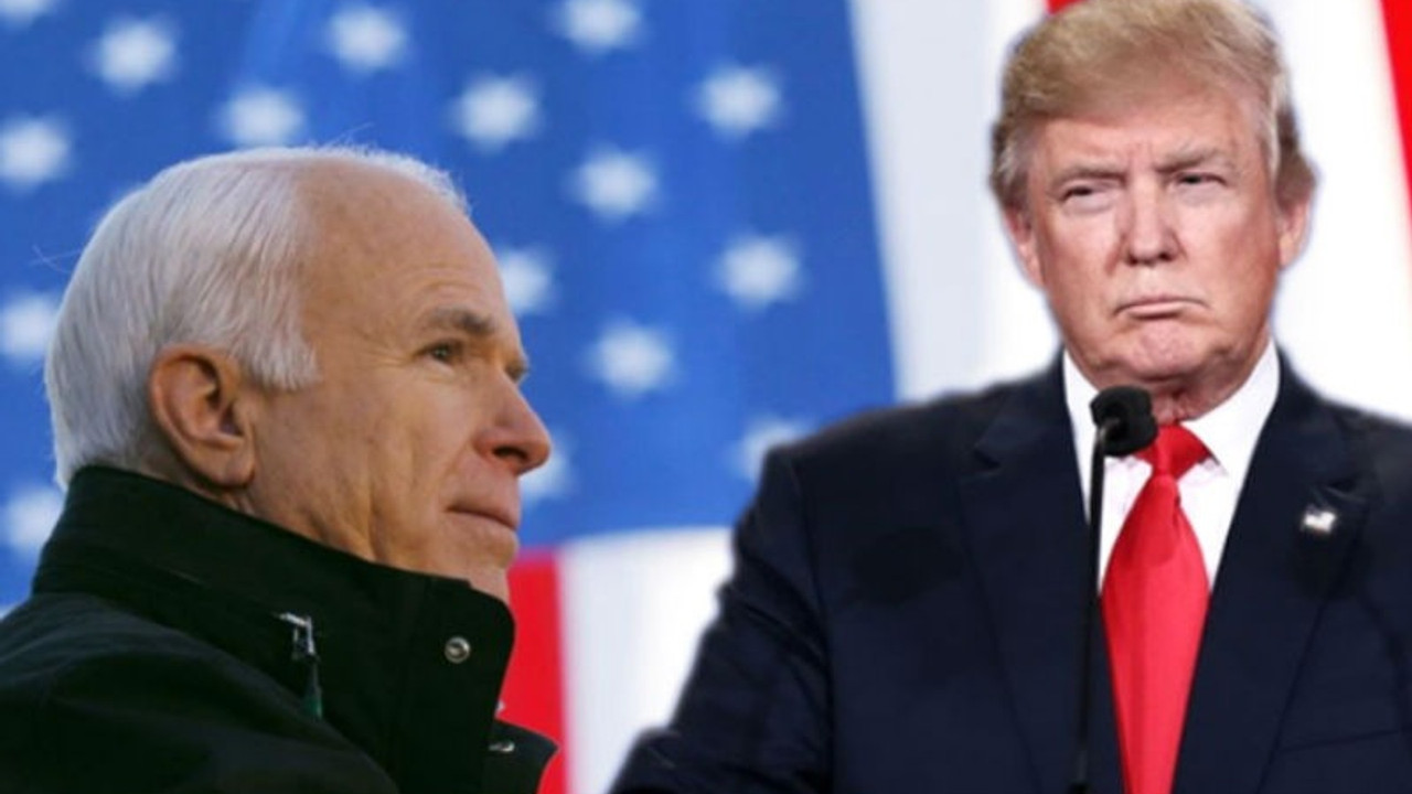 'Beyaz Saray'ın McCain taziye mesajını Trump engelledi'