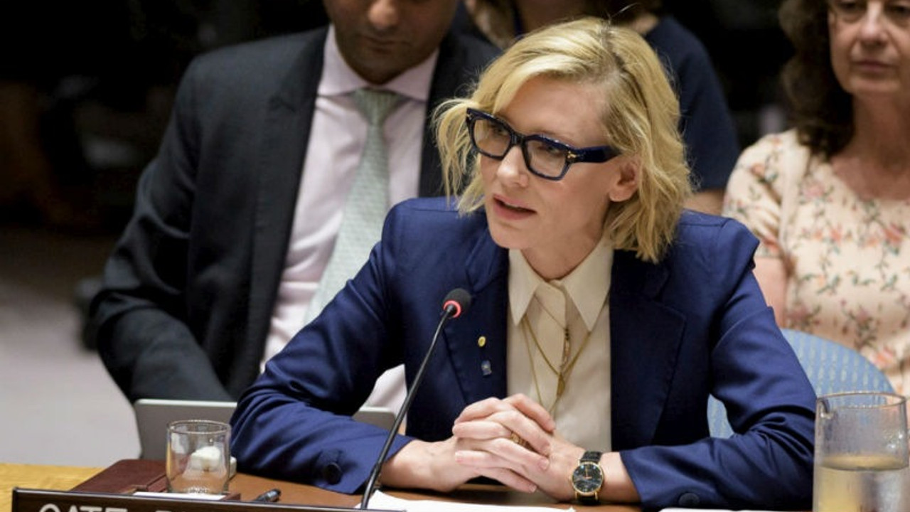 Cate Blanchett BM'de konuştu: Arakan'da olanlar utanç verici