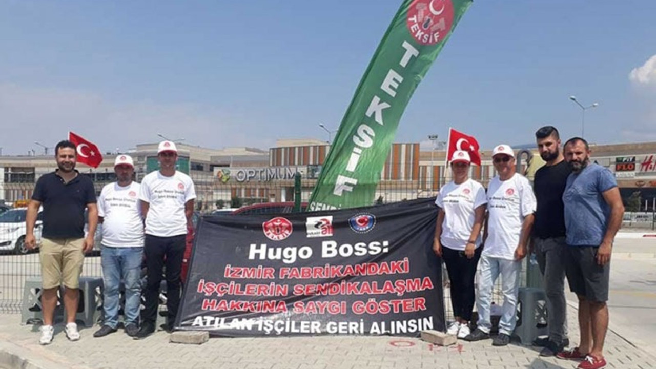 Hugo Boss'tan çıkarılan işçilerden ikinci direniş