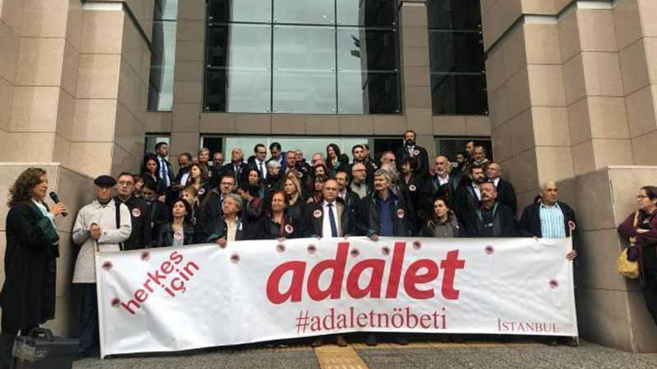 Adalet Nöbeti'nde avukata saldırısı protestosu