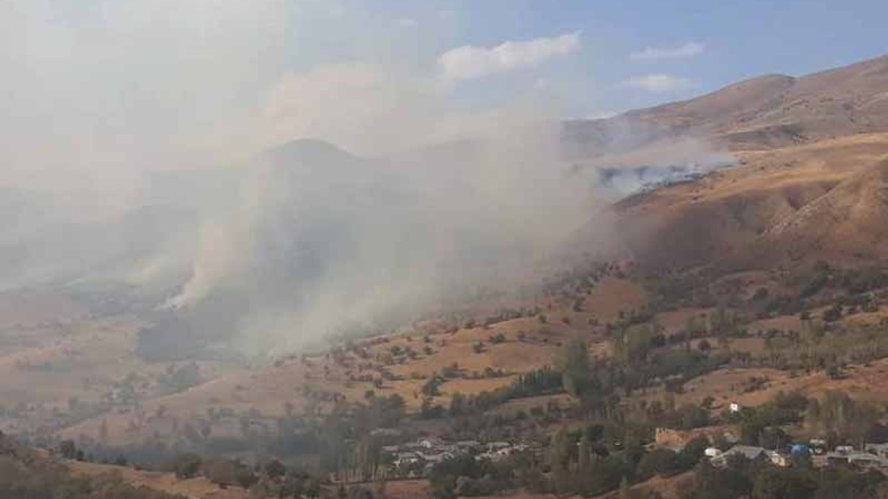 Dersim'de yangın dört bir tarafa yayıldı