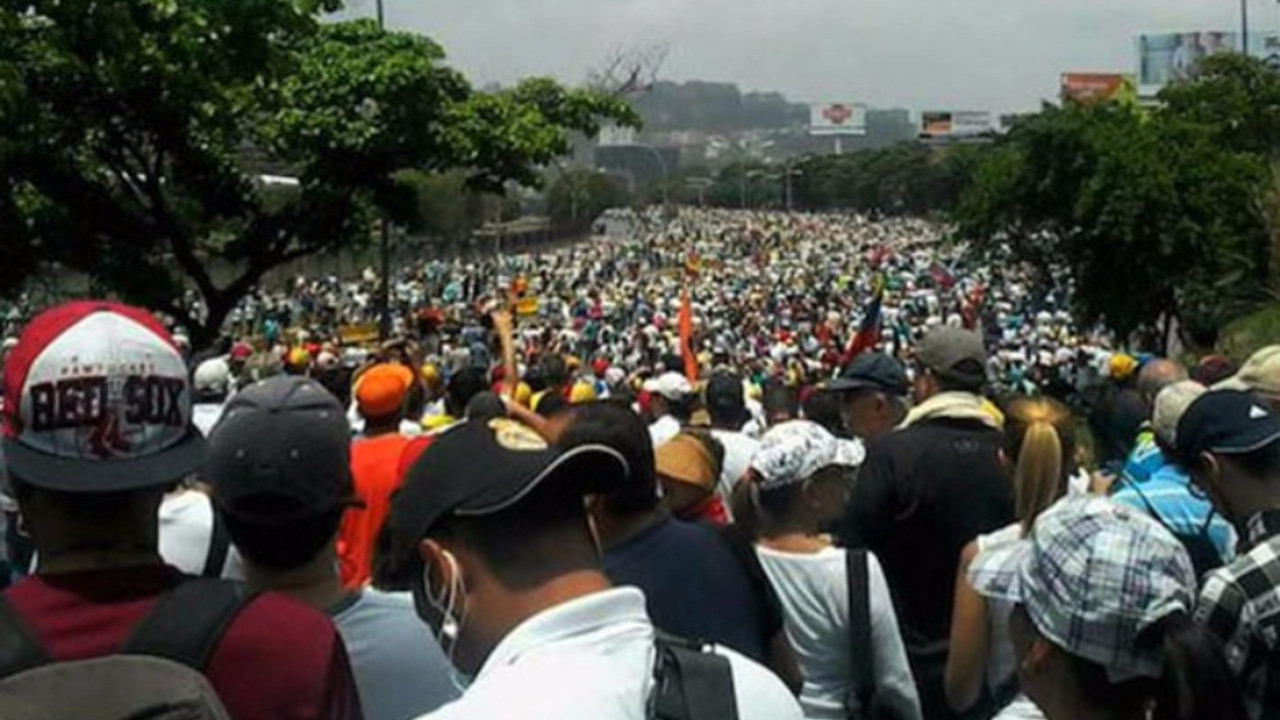 Venezuela'da sessiz protesto