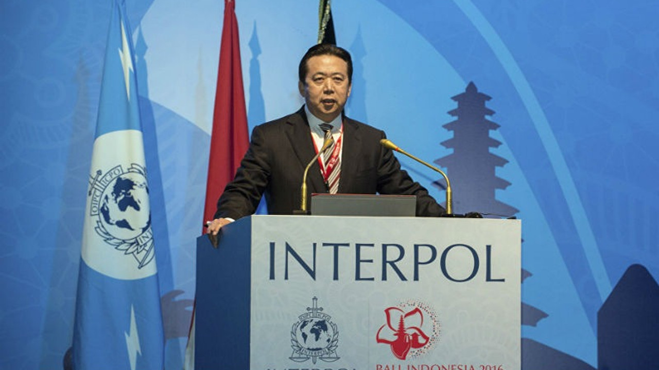 Interpol başkanı sorguda çıktı