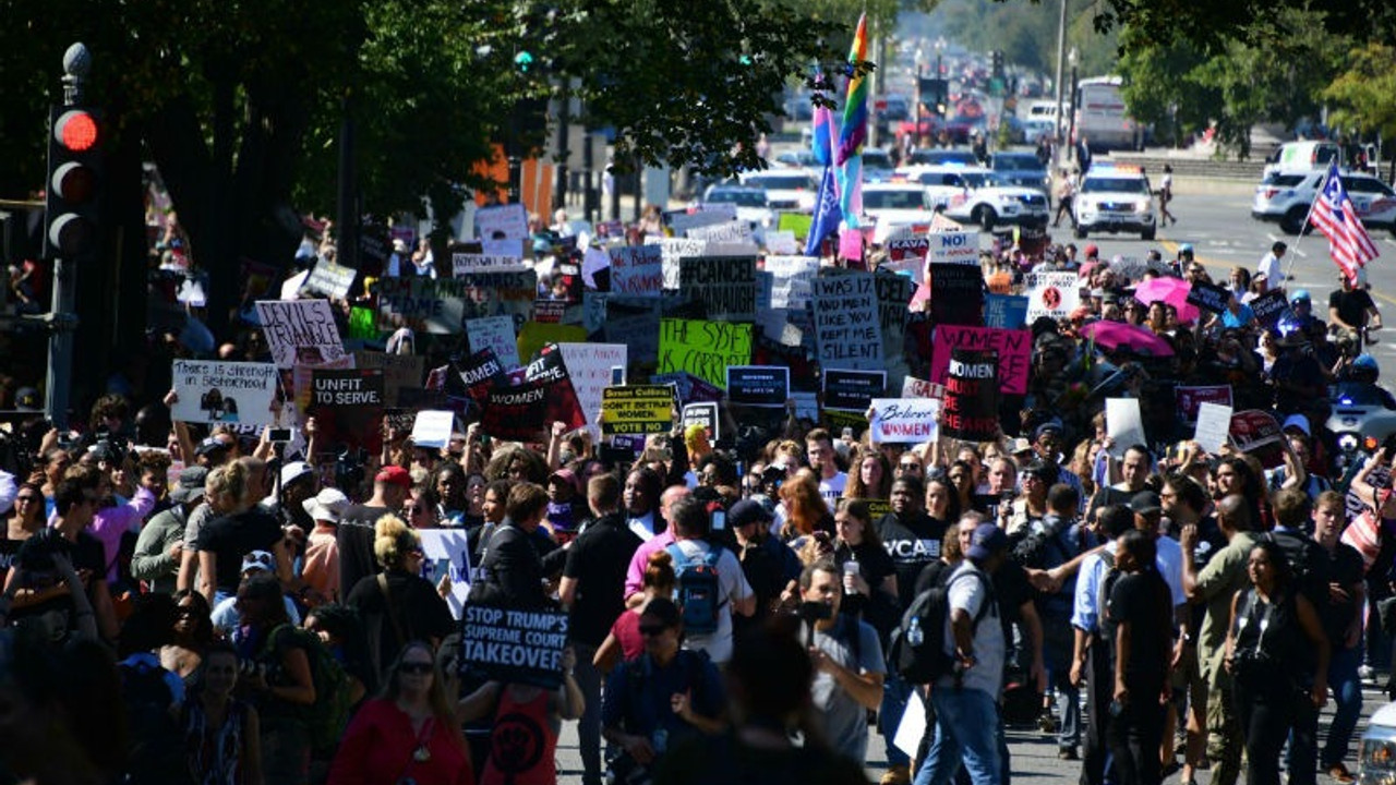 ABD'de Kavanaugh protestosu