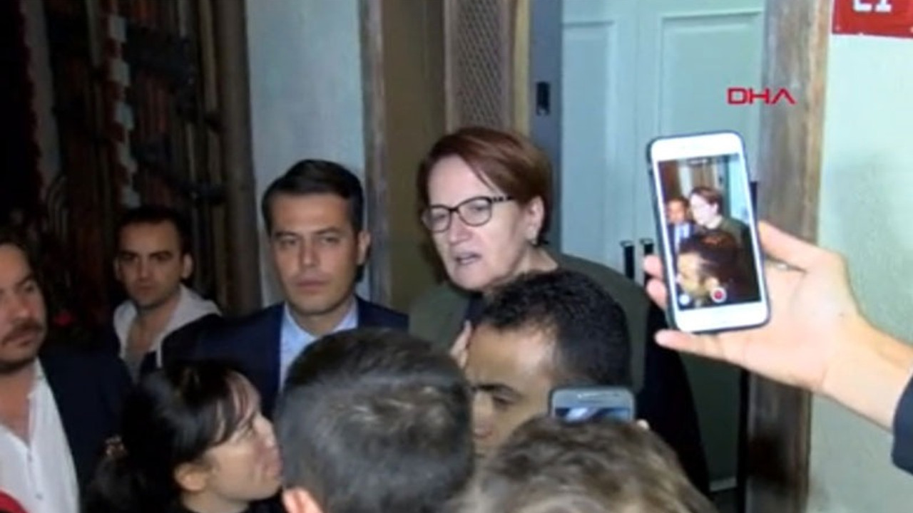 Akşener göstericilerden şikayetçi olmadı