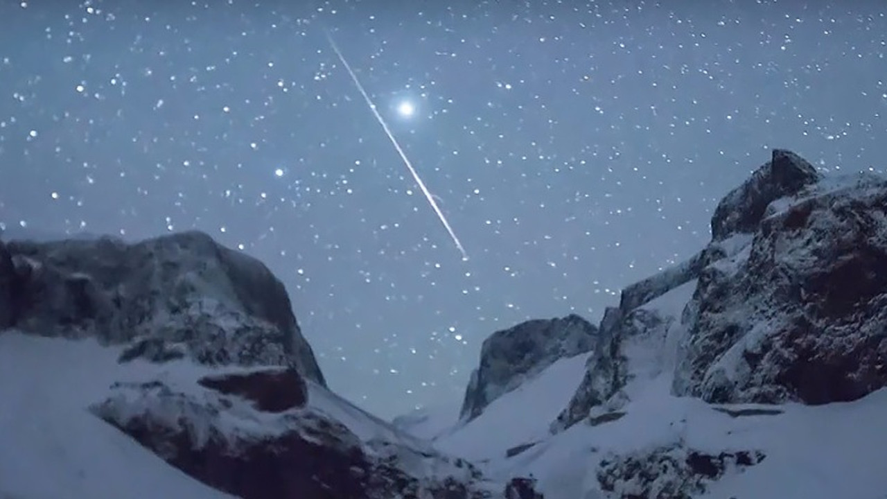 Çin'de meteor yağmuru