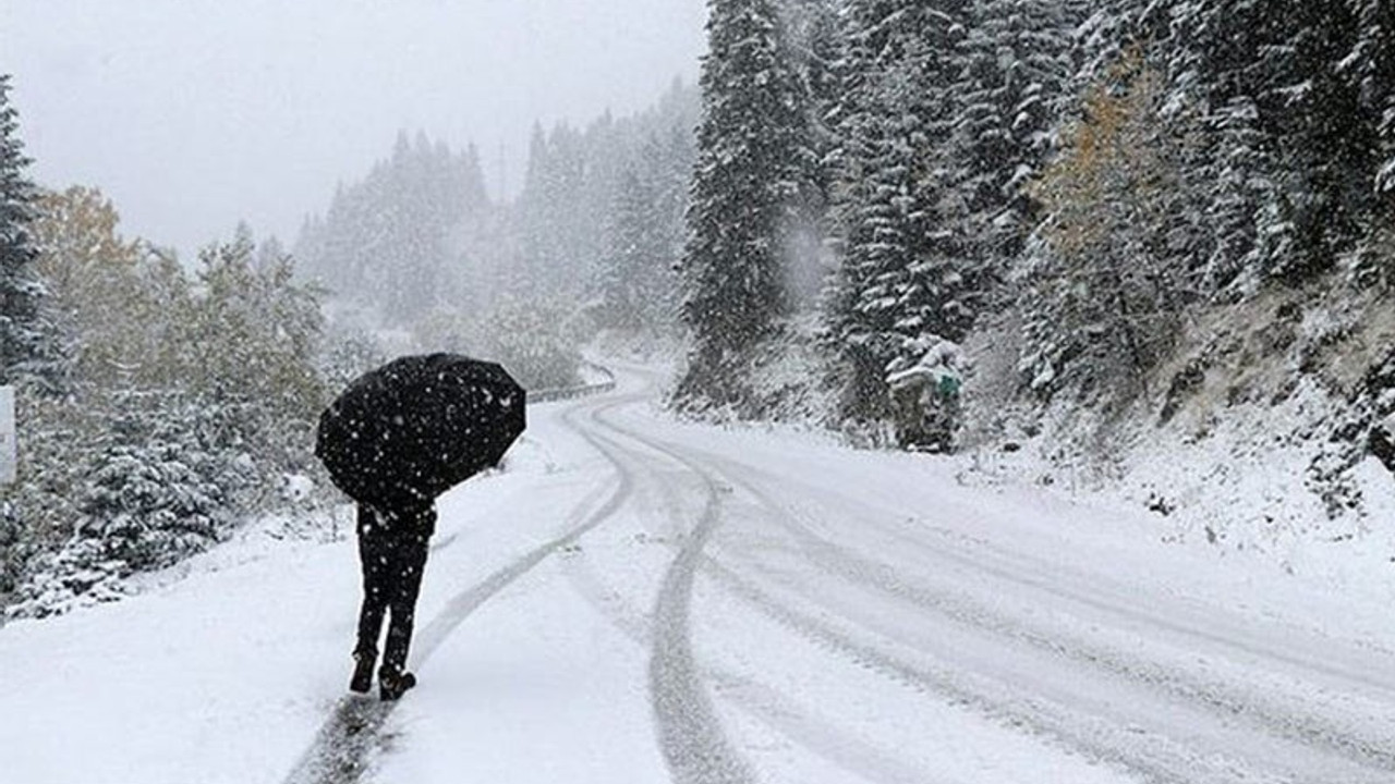 Meteoroloji'den kar uyarısı