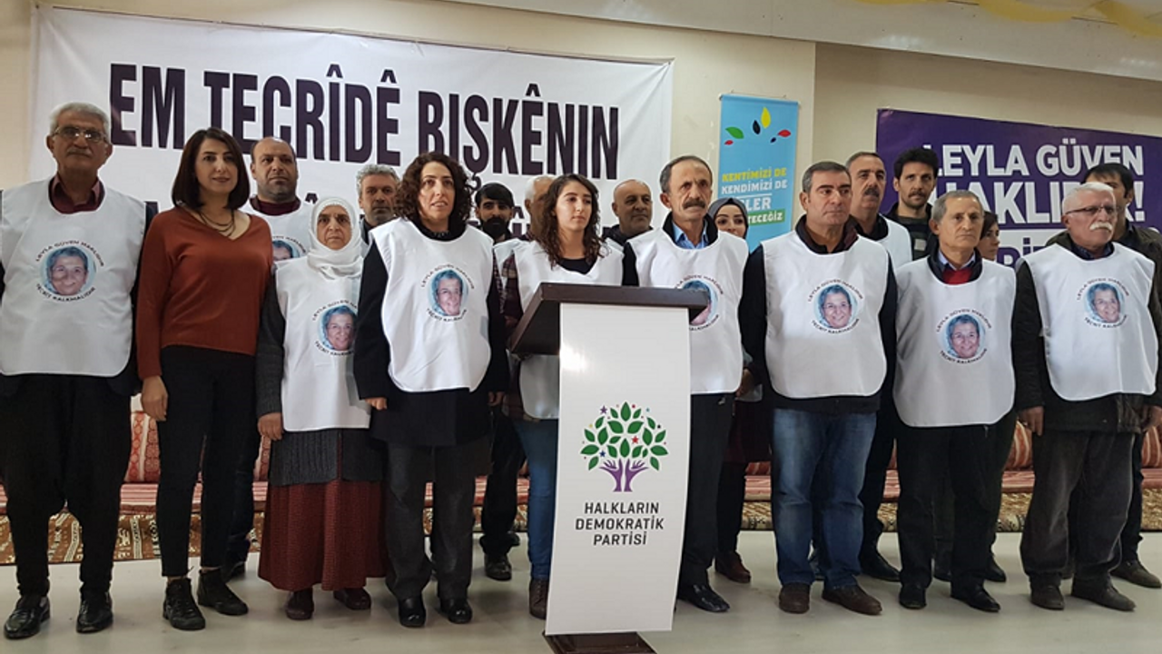 HDP’li vekiller Leyla Güven’e destek için açlık grevinde