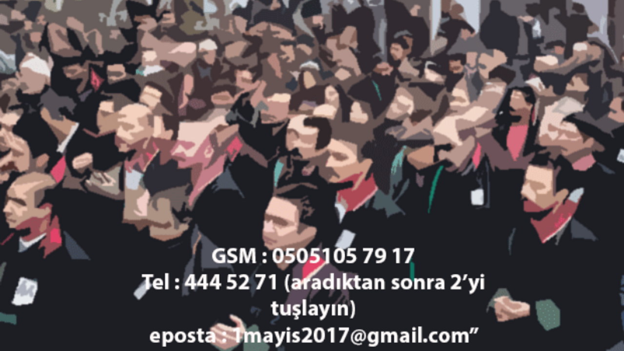 Avukatlardan 1 Mayıs için krizi masası