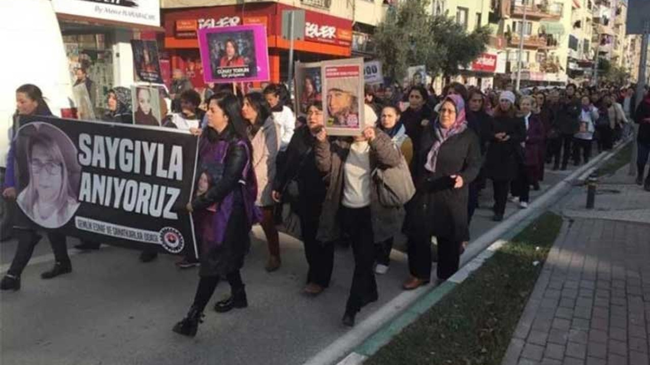 Gemlik’li kadınlar Günay Torun için yürüdü