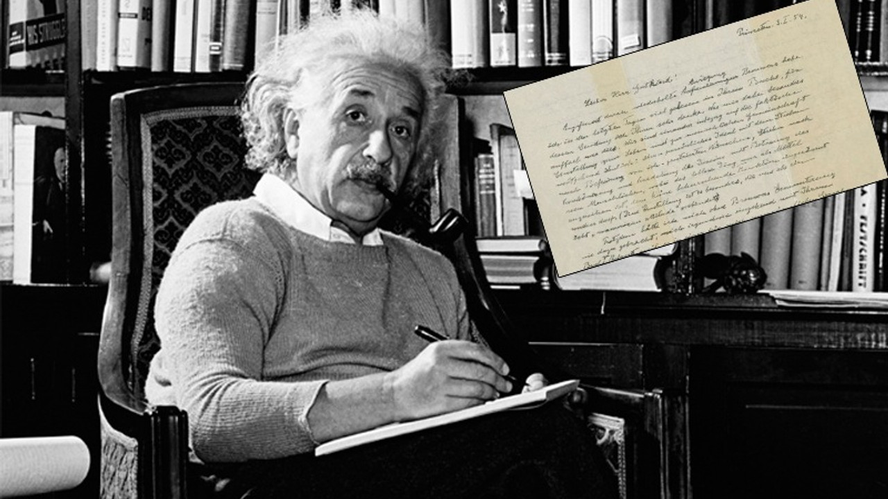 Einstein'ın 'Tanrı mektubu' 2,9 milyon dolara satıldı