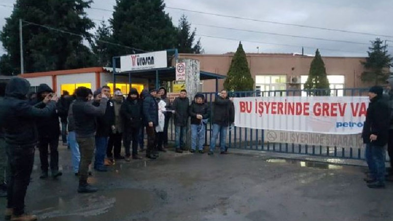 Ürosan Kimya'da toplusözleşme grevi