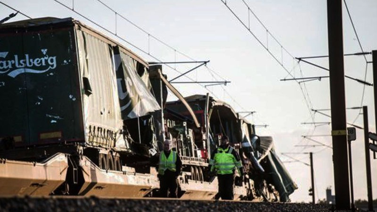 Danimarka'da tren kazası