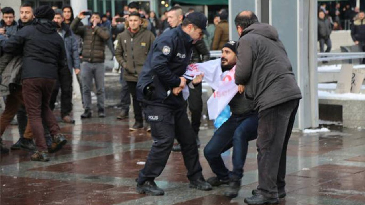 TOKİ işçilerine polis müdahalesi: 8 gözaltı